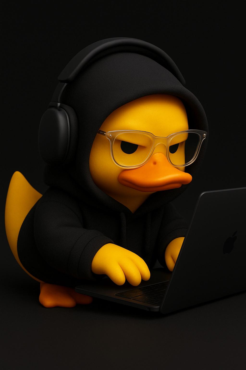 NiqSolve mascot working at a laptop