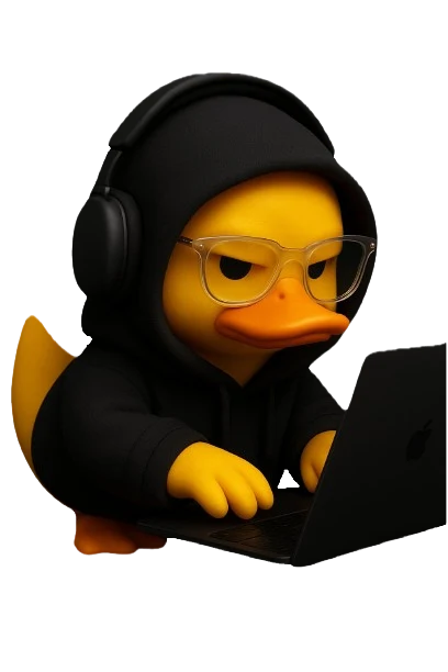 NiqSolve mascot working at a laptop